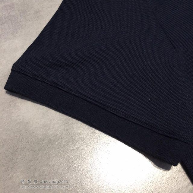 Versace短袖衣 19春夏新款 範思哲男士藏青色polo衫  tzy1881